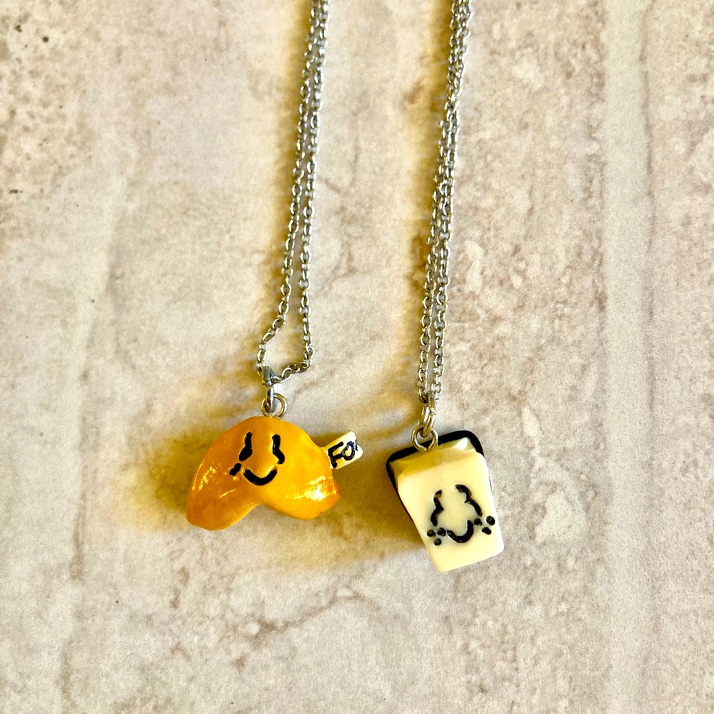 2 for $15 Best Friends Chinese Take-Out necklaces